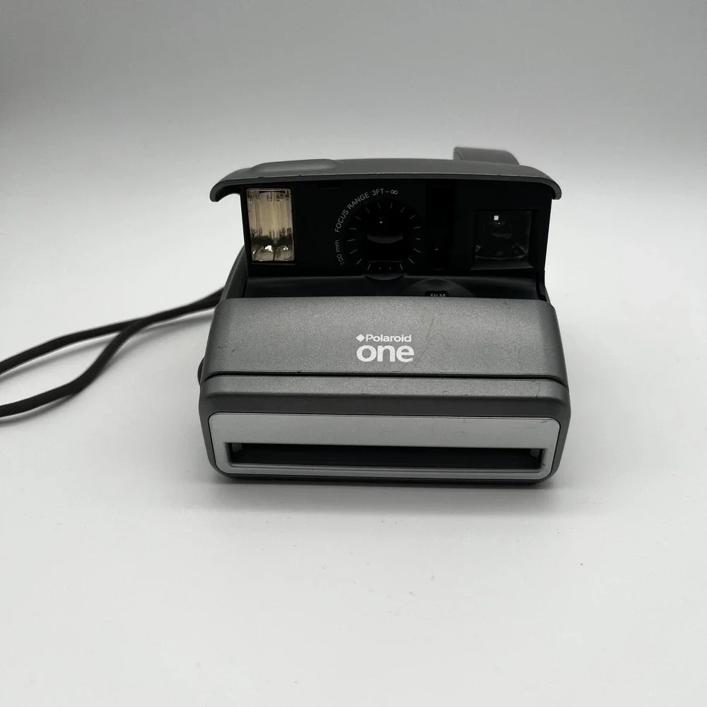 Polaroid One Vintage Instant Camera Silver / Gray Retro Film Photography Gift